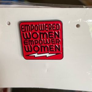 Empowered Women Red Brooch